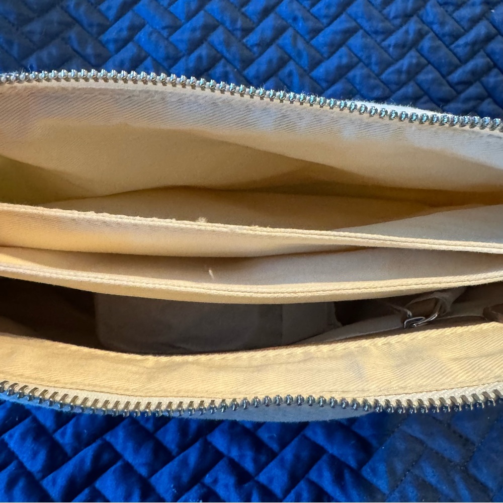 Desigual Cream and Blue Cosmetic Bag - Picture 3 of 5